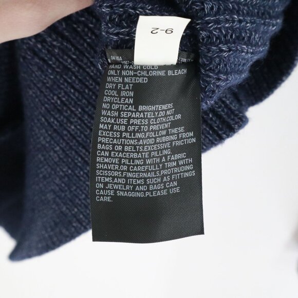 Uniqlo Cardigan Womens M Navy Boho Transitional Academia Normcore Work Wear Warm - Picture 5 of 14